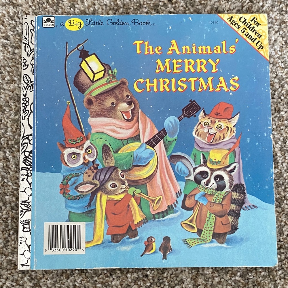 💚🎄2/$15 The Animals' Merry Christmas Book A